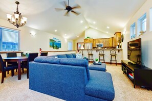 Smart TV, chimenea, Netflix, Hulu