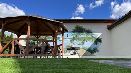 250qm Ferienhaus nahe Berlin für 13 Personen mit Grundstück