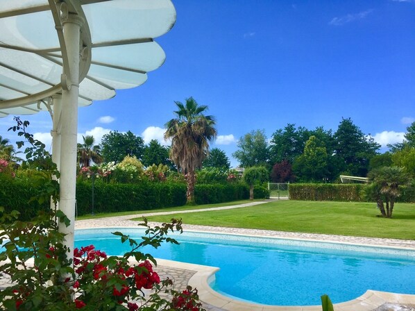 Piscine intérieure, piscine extérieure