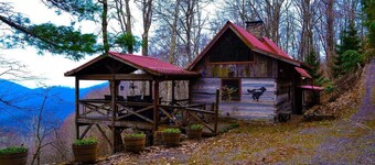Enjoy this 100+ year old cabin in the gated Wolf Laurel Resort community.