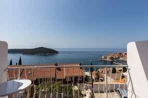 Apartment (1Bedroom Suite,Balcony, Sea view) | View from property - Beautiful Nest Rooms (Dubrovnik)