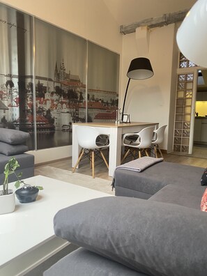 Interior - Air conditioned Penthouse with Spacious roof terrace in the heart of Old Town  (Prague)