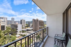 Condo, 1 Bedroom | Property grounds - Deluxe Ocean and City View Waikiki Banyan Condo, Free Parking & Wi-Fi by Koko Resort Vacation Rentals (Honolulu)