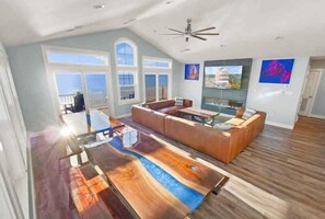 TV, fireplace, video games, DVD player