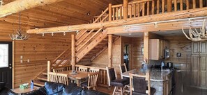 Dining - Fischer’s Secret Cabin on Private lake (New Lisbon)