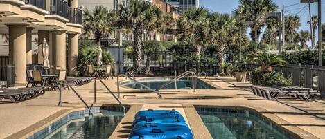Indoor pool, a heated pool