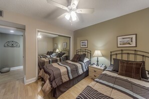 2 bedrooms, iron/ironing board, free WiFi, bed sheets