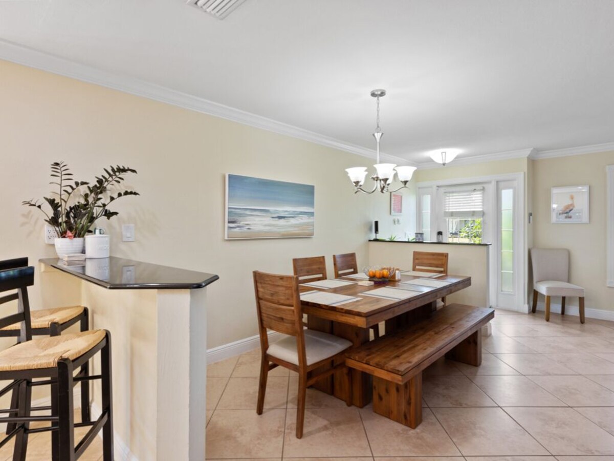 Photo 9 of Naples Park Pool & Spa Home 1 Mile to Beach and Tropical Oasis Fenced Yard.