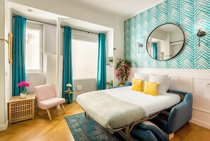 1 chambre, fer et planche à repasser, Wi-Fi gratuit, draps fournis