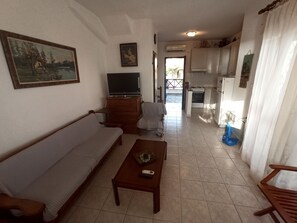 Family Duplex | Living area | Flat-screen TV - Zennova 22 Nikiti Sea Side House (Sithonia)