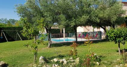 Large house with trees