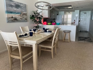 Dining - Hamilton House 301 is a Silver 2-bedroom 2 bath Gulf Front Condo (Indian Rocks Beach)