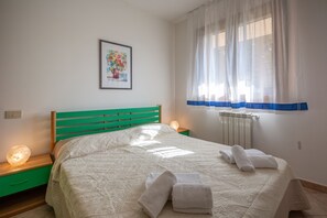 Rumah Keluarga, Beberapa Tempat Tidur, 2 kamar mandi, area taman (Albarella V3 6) | 2 kamar tidur dan seprai linen