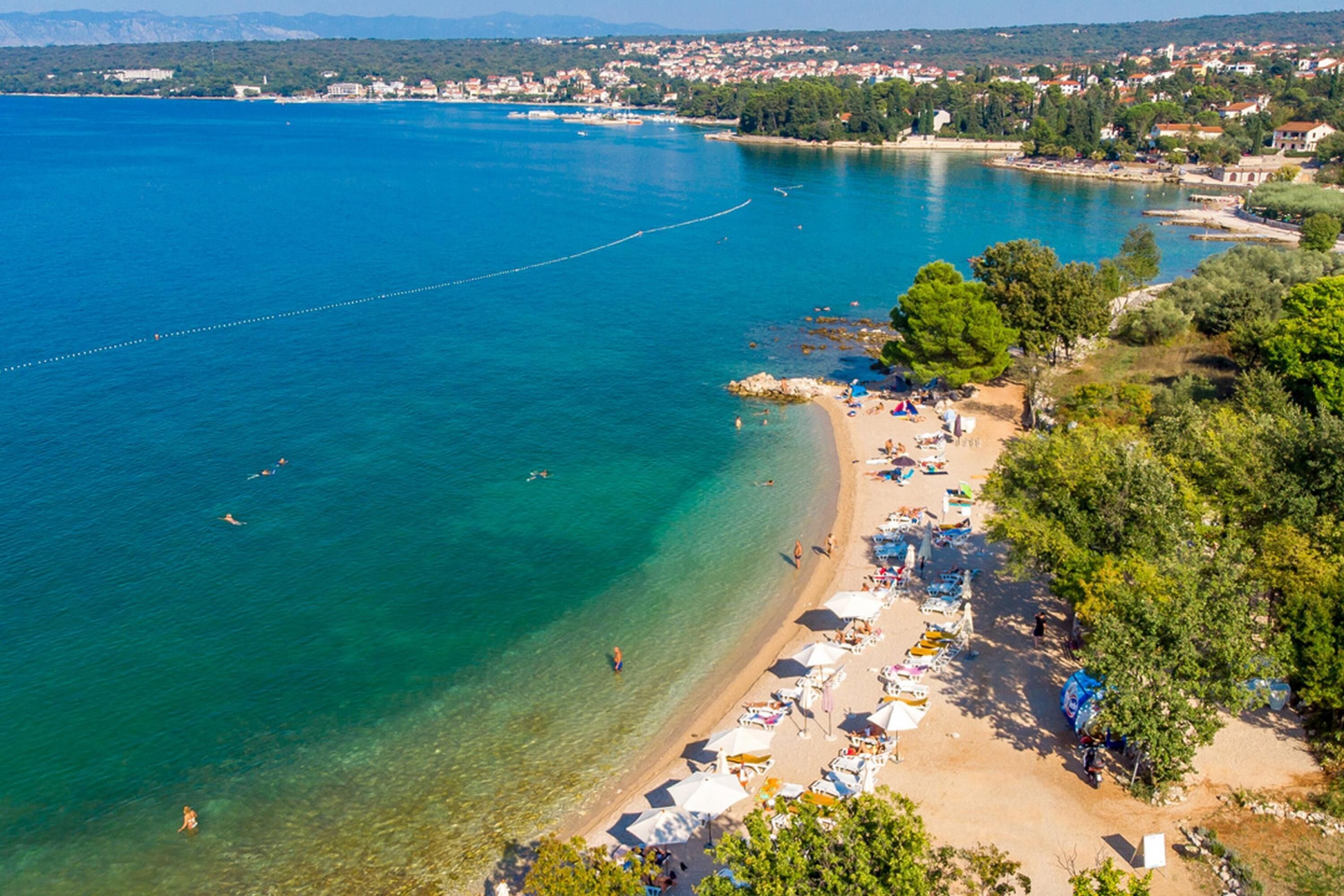 Familieleilighet, flere soverom (Apartman Brankica 2 Island Krk) | Strand