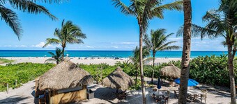 Stunning Oceanfront Resort, enjoy breakfast on your extended balcony