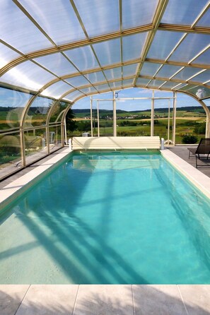 Indoor pool, outdoor pool