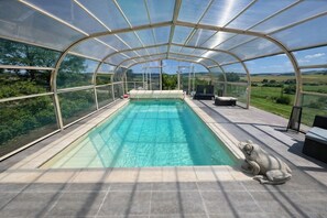 Indoor pool, outdoor pool