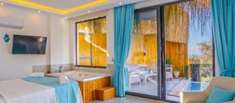 Villa sahin-2 in Uzumlu private villa with stunning views.POOL HEATER Available.