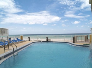 Indoor pool, outdoor pool