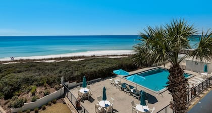 Gulf Front, Gorgeous Views, Top Floor, Pool, Gated Complex, 30A