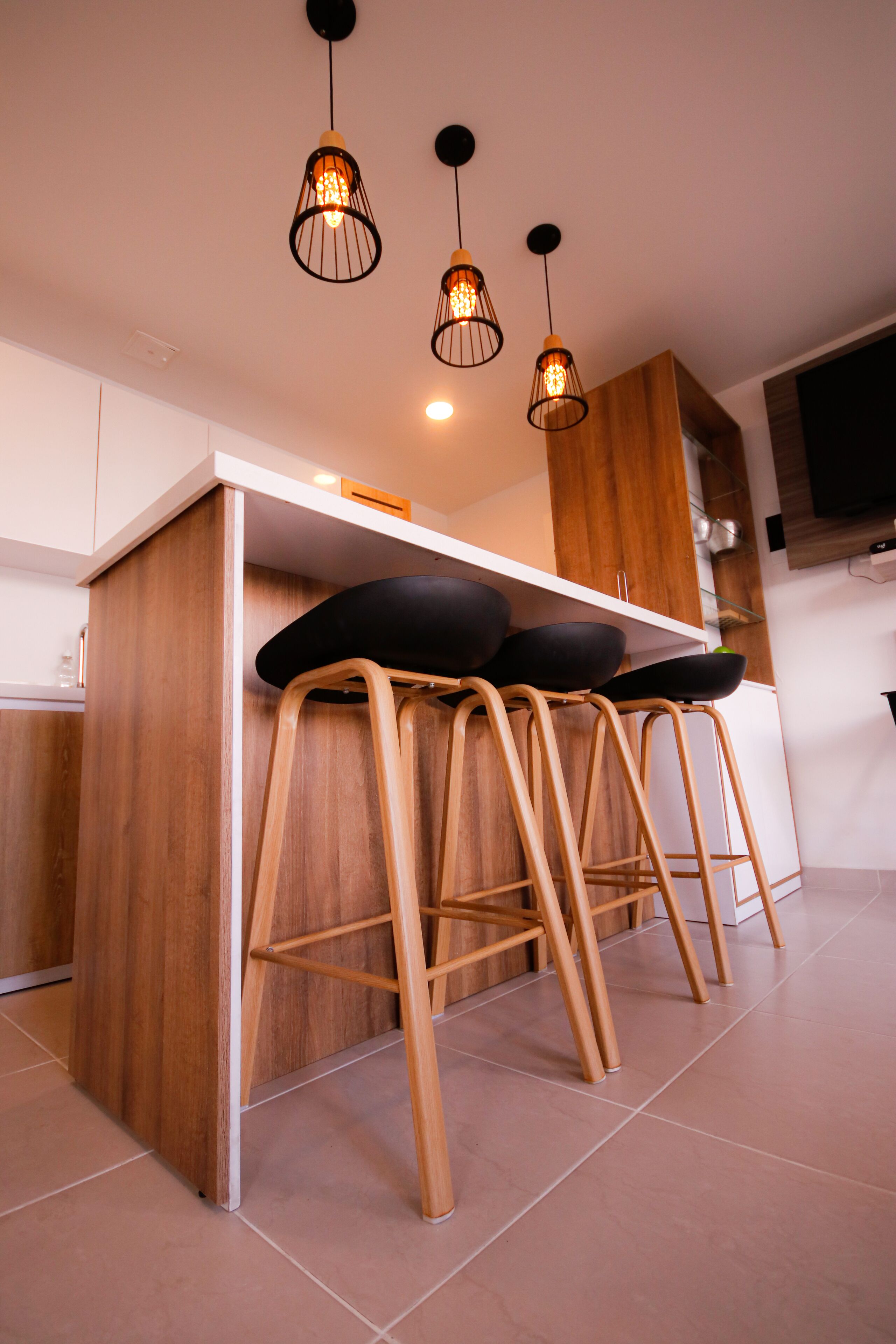 Appartamento panoramico | Cucina privata | Frigorifero, microonde, piano cottura, macchina per caffè espresso