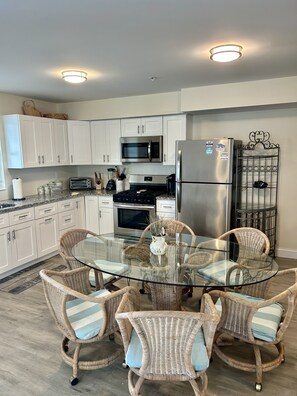 Fridge, microwave, oven, stovetop - Penthouse Ocean View - Stroll to fun at Seaside Heights Boardwalk & Beach (Seaside Heights)