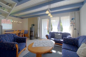 Fernseher, Kamin