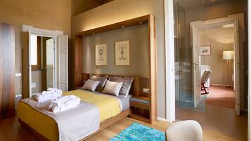 1 slaapkamer, een kluis op de kamer, wifi, beddengoed