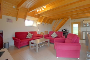 Fernseher, Kamin