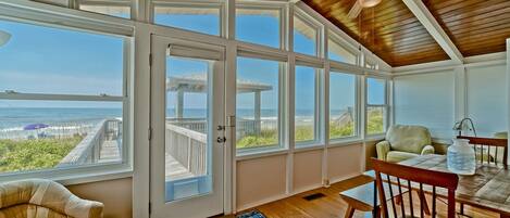 Vue depuis l’hébergement