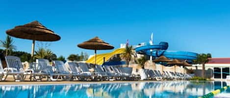 Piscine couverte, piscine extérieure