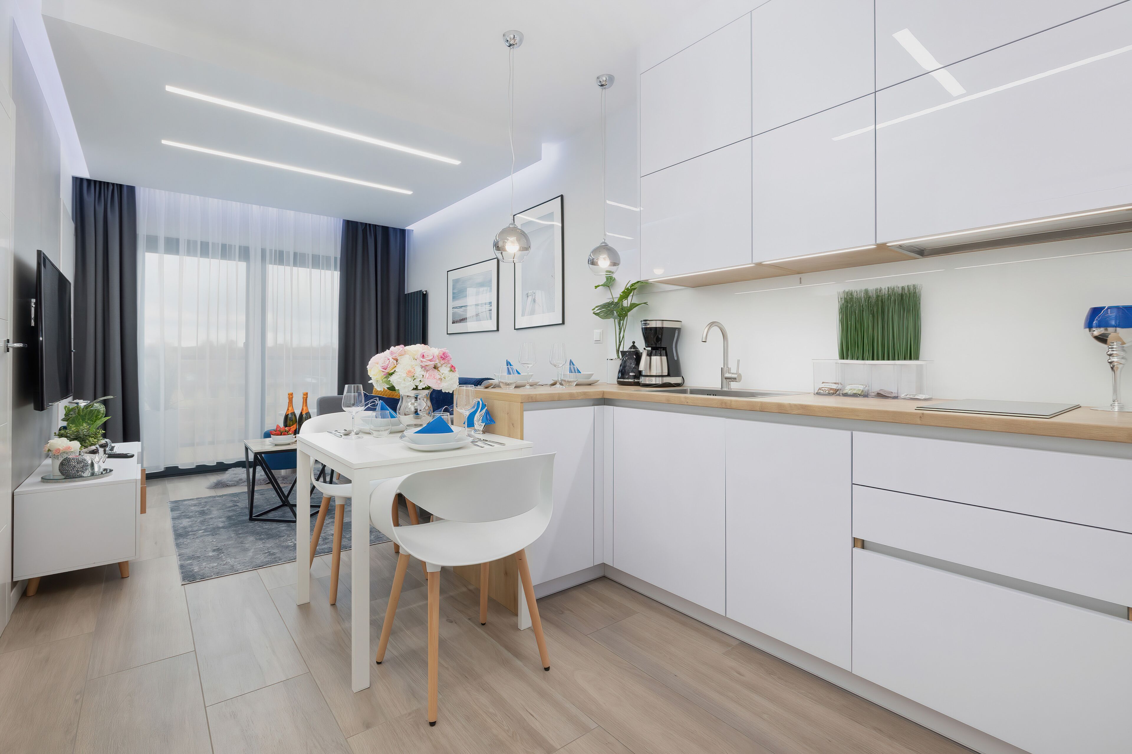 아파트, 침실 1개, 발코니, 바다 전망 | 전용 간이 주방 | 전자레인지, 식기 세척기, 커피/티 메이커, 전기 주전자