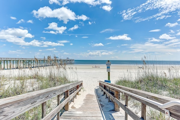 Beach - Oceanfront Condo with Oceanside Pool and Private Fishing Pier Access by RedAwning (Fernandina Beach)