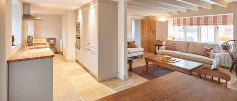 Televisor, llar de foc i oficines