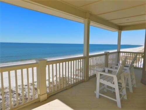 Sinking Sun- GULF FRONT 5BR/5BA House with private heated POOL, Views from every room