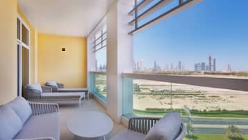 Executive Suite, 1 Bedroom, Terrace | 1 bedroom, in-room safe, individually furnished, desk