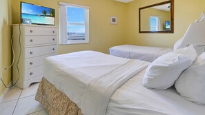 2 bedrooms, iron/ironing board, travel crib, free WiFi