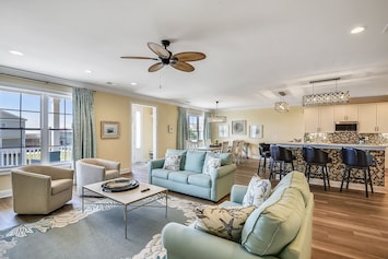 The magnificent windows allow the sun to shine into most rooms!