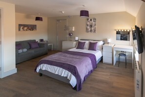 Iron/ironing board, travel crib, free WiFi, bed sheets
