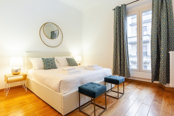 Apartment | 1 Schlafzimmer, Bügeleisen/Bügelbrett, kostenloses WLAN, Bettwäsche