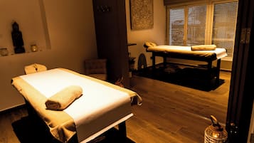 Body treatments, hot stone massages, body wraps, body scrubs, facials