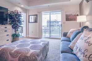 Smart TV, DVD player, table football, ping pong