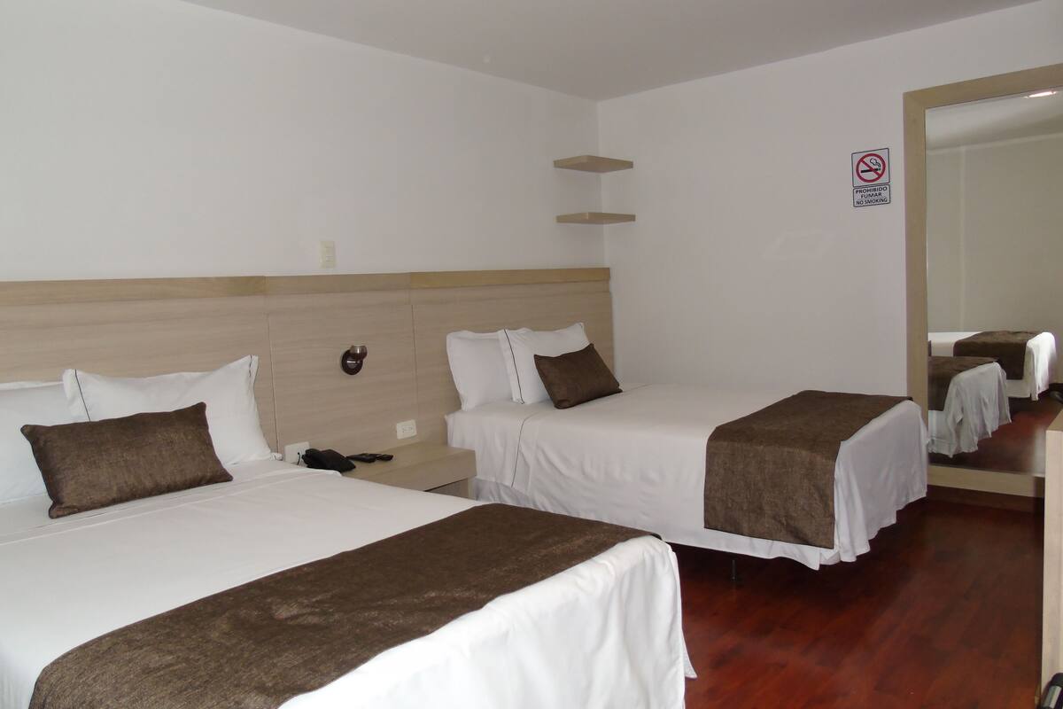 Standard Double Room | Blackout drapes, iron/ironing board (on request), WiFi (free)