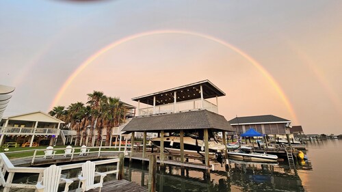 Galveston bay house waterfront, Private Fishing Dock, Arcade, Near town & Beach