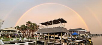 Galveston bay house waterfront, Private Fishing Dock, Arcade, Near town & Beach