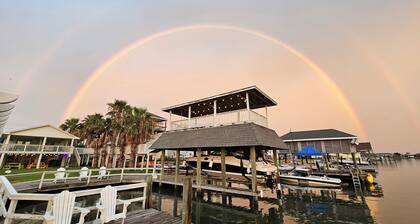 Galveston bay house waterfront, Private Fishing Dock, Arcade, Near town & Beach