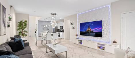 Smart TV, video games, ping pong