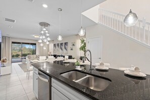 Interior - Private Villa Sunset view Pool & Spa near Disney & Universal  (Davenport)