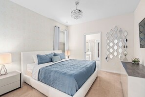 6 bedrooms, iron/ironing board, WiFi, bed sheets - Private Villa Sunset view Pool & Spa near Disney & Universal  (Davenport)