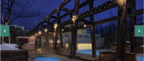 Piscine couverte, piscine extérieure